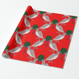 12 dagar av jul två sköldpaddaduvor presentpapper
