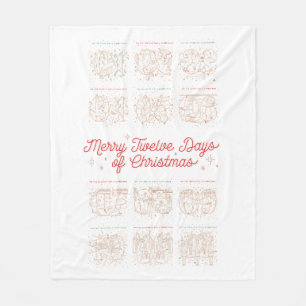 12 dagar av julbalk i Ull Fleecefilt