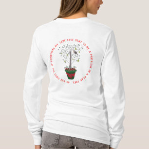 12 dagar av julrapphönan i ett Pearträd T Shirt