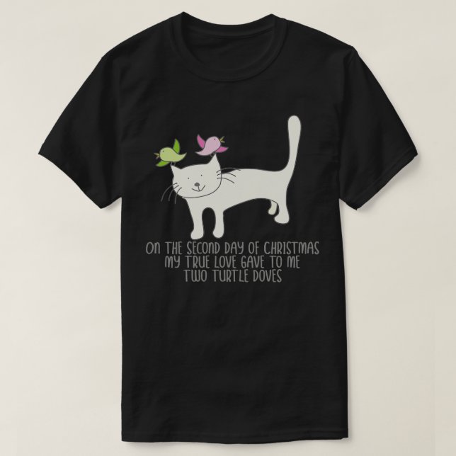 12 dagar Catmas Andra juldagen T Shirt (Design framsida)