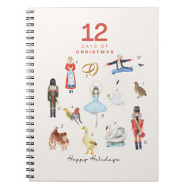 12 DAGAR CHRISTMAS ANTECKNINGSBOK