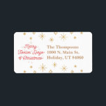 12 DAGAR CHRISTMAS/Juletiketter Adressetikett<br><div class="desc">Julens anpassningsbar-designade mejseletiketter som är gjorda precis i tid för Julhelgen! Med inspiration av julens sång är texten "De tolv juldagarna" ett underbart sätt att uttrycka Helgdag Cheer för en speciell älskad eller vän. Skapat med en designad stil och illustration av ett slag för dem som bara är kärlek Unik...</div>