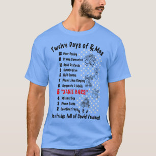 12 dagar farmaceutisk jul t shirt