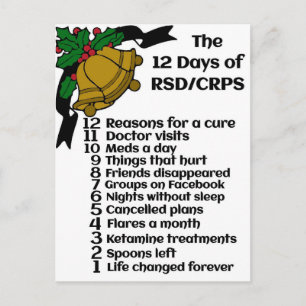 12 dagar för RSD/CRPS Vykort
