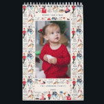 12 DAGAR Julecru Photo Kalender<br><div class="desc">12 dagar av julillustration som målats i Mönster av Caroline Bonne Müller med 1 kil i ett päron träd, 2 turturduvor, 3 franskar höns, 4 uppringande fåglar, 5 gyllene ringar, 6 gäss i värphöns, 7 svanar simmande, 8 jungfrulig mjölkning, 9 dam-dans, 10 sjöars leaping, 11 piper och 11. 2 trummor....</div>