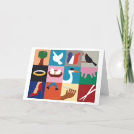 12 dagar Julhälsningar julkort Helgkort