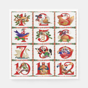 12 dagar julklapp Skriv ut Pappra blöjor Pappersservett