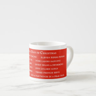 12 DAGAR LYRICS Espressokopp / Röd