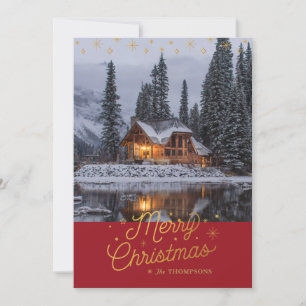 12 dagar med CHRISTMAS-mallfotokort Julkort