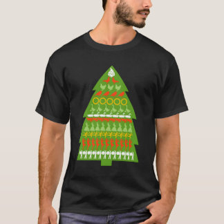 12 dagar med julgrafik Sång tolv Drummer T Shirt