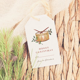 12 dagar med traditionell julrom presentetikett