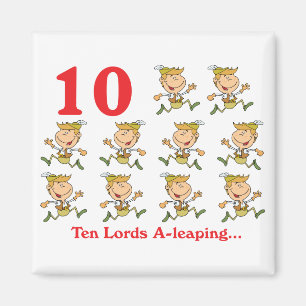 12 dagar och tio härdar magnet