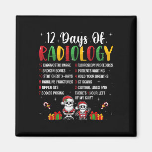 12 dagar radiologi Julafton Rad Tech-julradio Magnet