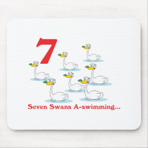 12 dagar sju a-simmande svanar musmatta
