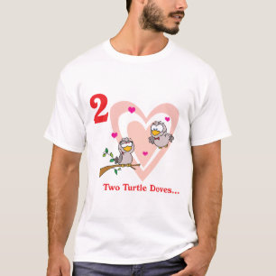 12 dagar två turturduvor t shirt