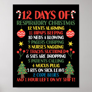 12 dagars andningsbehandling, julklapp r poster