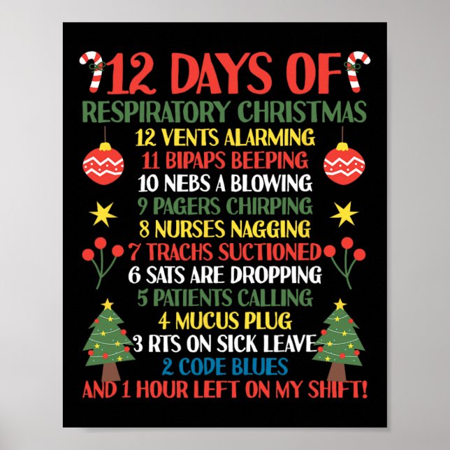 12 dagars andningsbehandling, julklapp r poster (Framsidan)