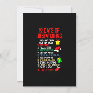 12 dagars avsändning av julklapp Pajama X-mas Inbjudningar