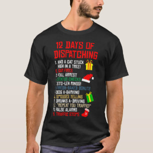 12 dagars avsändning av julklapp Pajama X-mas T Shirt
