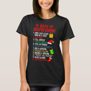 12 dagars avsändning av julklapp Pajama X-mas T Shirt