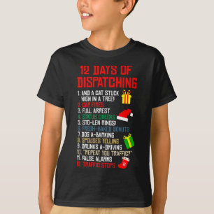 12 dagars avsändning av julklapp Pajama X-mas T Shirt