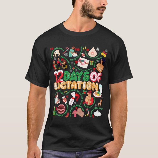 12 dagars Ibclc amningsrådgivare amning T Shirt (Framsida)