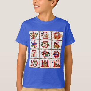 12 dagars julklapp - Utskriftsgåvor T Shirt