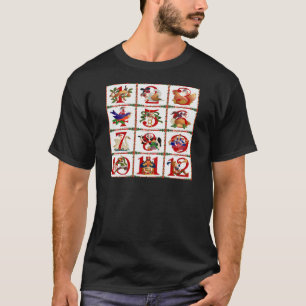 12 dagars julklapp - Utskriftsgåvor T-shirt