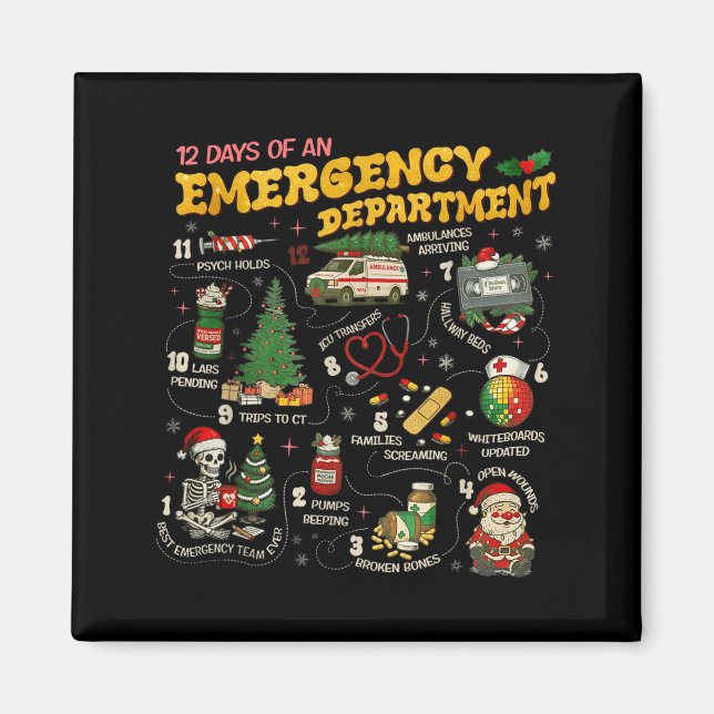12 Days Of An Emergency Department, Er Nurse Chris Magnet (Framsidan)
