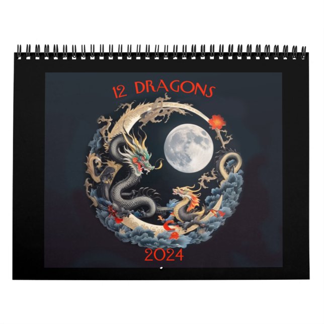 12 DRAGON-kalender Kalender (Omslag)