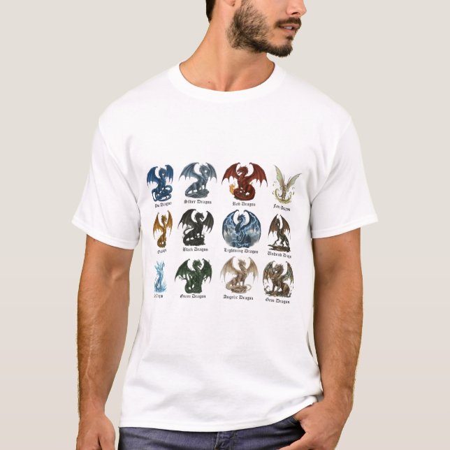 12 Drakar T Shirt (Framsida)