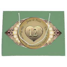 12:e/30:e Pearl Bröllop-årsdagen Gift Bag