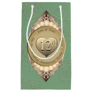 12:e/30:e Pearl Bröllop-årsdagen Gift Bag