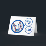 "12:e" BASEBALL HUMOR OCH BIRTHDAY HUMOR Kort<br><div class="desc">TACK så mycket för att du stannade i en av mina åtta butiker. SLÅ ELLER ETT MISS? Det här kortet kan vara underbart för "basebollspelare eller fläkt" i ditt liv. Jag skapar mer så att jag kan leta efter "andra åldrar" eller "ändra åldern" som du kan på alla mina kort...</div>