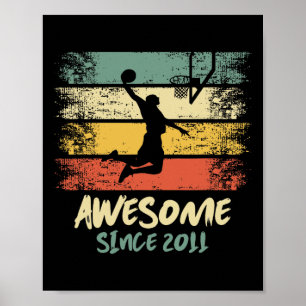 12:e Birthday Basketball Player Fantastisk sedan 2 Poster