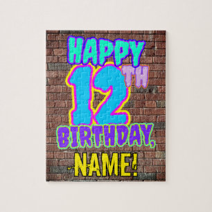 12:e Birthday ~ Roligt, Urban Graffiti Inspired lo Pussel