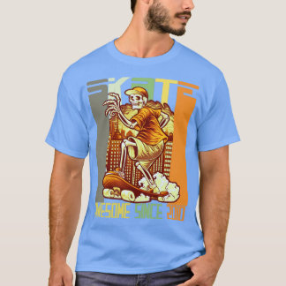 12:e Birthday Skateboard Älskare Skater Fantastisk T Shirt