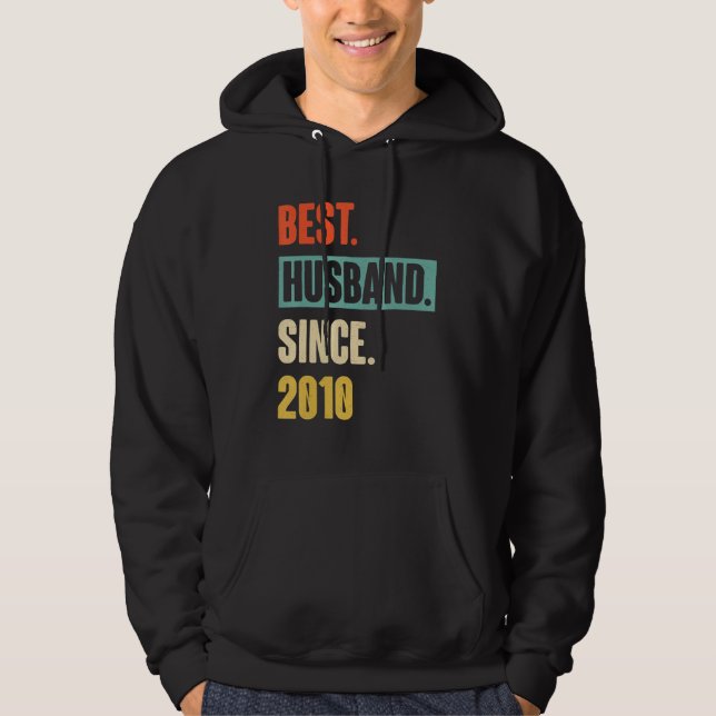 12:e Bröllop-årsdagen för hans bästa Make Sinc Hoodie (Framsida)