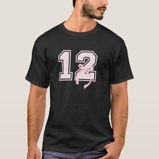 12:e Coquette Födelsedagsfest Tolv år gammal koque T Shirt (Framsida)