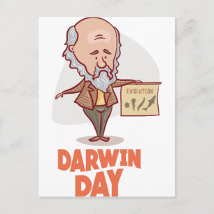 12:e-februari - Darwin-dagen - utvärderingsdagen Vykort