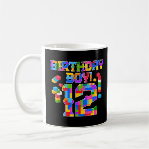12:e födelsedag 12 år gamla Byggnad Boys Kid Kaffemugg