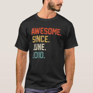 12:e födelsedag 12 år gammal Fantastisk sedan juni T Shirt