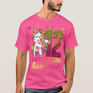 12:e födelsedag 12 år gammal flicka som missar Uni T Shirt