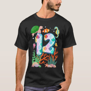 12:e födelsedag Fisk Tetra Aquarium Undervattensfå T Shirt