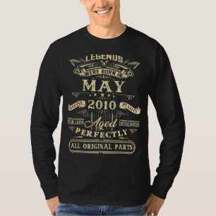 12:e födelsedag för förklaringarna födda i maj 201 t shirt