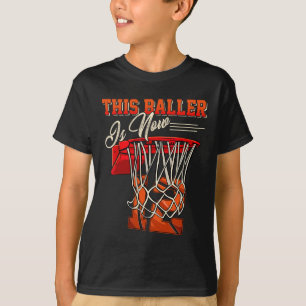 12:e födelsedag för pojk-basket 12 år gammal Kid T Shirt