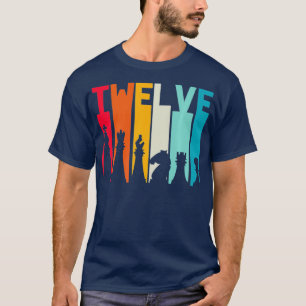 12:e födelsedag för spelarspel för spelaren fö t shirt