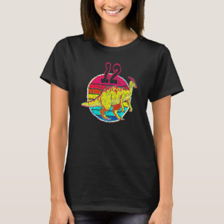 12:e födelsedag I Parasaurolophus I Familjesplikni T Shirt