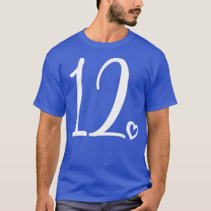 12:e födelsedag, Kids Girls, tolv, tolv år T Shirt