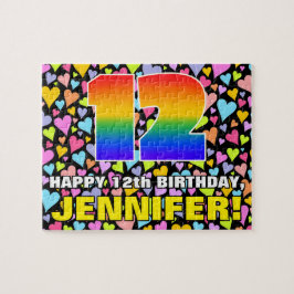 12:e födelsedag - Roligt, hjärtklappning + 12 Pussel